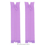 4 inch Sewing Open-End Gauge 0 Separating Zippers For DIY Doll Clothes 2pcs