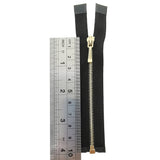 10cm Sewing Open-End Gauge 1 Separating Brass Zippers For DIY Doll Clothes 10pcs Choice of 4 Colours
