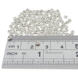 3mm Round Doll Clothes Sewing Sew On Plated Metal Miniature Buttons with Rim 60pcs Choice of 4 Colours