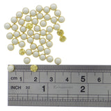 4.5mm DIY Craft Doll Clothes Sewing Sew On Round White Faux Pearl Buttons 50pcs Choice of 2 Colours