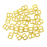 5x6mm Inner 3mm DIY Doll Clothes Sewing Metal Rectangle Claw Belt Buckles 30pcs Choice of 5 Colours