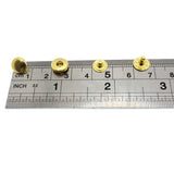 8mm Brass S-Spring Press Studs Popper Snap Fasteners 30 Sets For DIY Doll Clothes Choice of 4 Colours