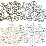 8×10.5mm Inner Dia 5.5mm DIY Doll Clothes Sewing Metal Oval Belt Buckles 20pcs Choice of 4 Colours