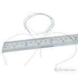 DIY Supplies 0.7mm Thickness Wire Metal Blank Silver Headband 10pcs For 12" Blythe Doll