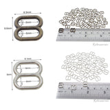 6mm Inner Diameter Bronze DIY Doll Clothes Metal Sewing Bra Lingerie Sliders 50pcs Choice of 2 Colours