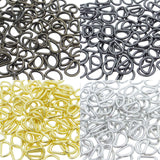 6mm Inner Diameter DIY Doll Clothes Sewing Metal D Ring Buckles 100pcs Choice of 4 Colours
