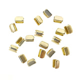 Top Staple Stoppers For Gauge 1 Metal Zippers 20pcs Choice of 3 Colours